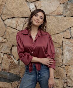 Blusa Magnolia Granate
